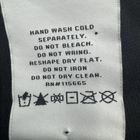 Harry Potter Slytherin V-Neck Long Sleeve Black Gray Knit Cardigan Sweater Med - Picture 7 of 7